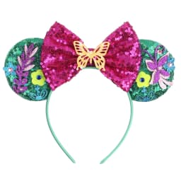 2023 Mouse Ears Headband For Girls Adults 5''Polka Dot Bow Hairband Festival Party Travel DIY Hair Accessories