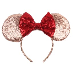 2023 Mouse Ears Headband For Girls Adults 5''Polka Dot Bow Hairband Festival Party Travel DIY Hair Accessories