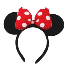 2023 Mouse Ears Headband For Girls Adults 5''Polka Dot Bow Hairband Festival Party Travel DIY Hair Accessories