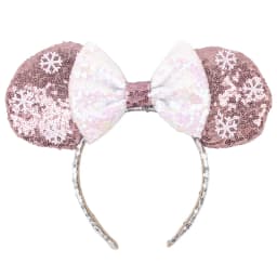2023 Mouse Ears Headband For Girls Adults 5''Polka Dot Bow Hairband Festival Party Travel DIY Hair Accessories
