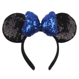 2023 Mouse Ears Headband For Girls Adults 5''Polka Dot Bow Hairband Festival Party Travel DIY Hair Accessories