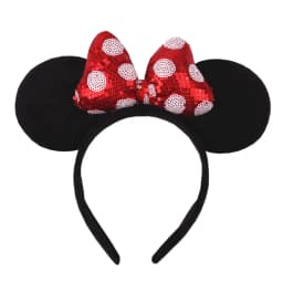 2023 Mouse Ears Headband For Girls Adults 5''Polka Dot Bow Hairband Festival Party Travel DIY Hair Accessories