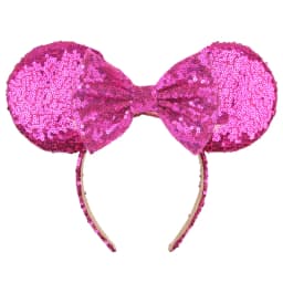 2023 Mouse Ears Headband For Girls Adults 5''Polka Dot Bow Hairband Festival Party Travel DIY Hair Accessories