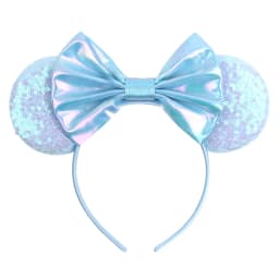 2023 Mouse Ears Headband For Girls Adults 5''Polka Dot Bow Hairband Festival Party Travel DIY Hair Accessories