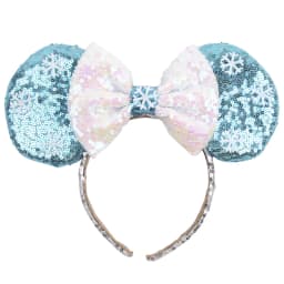 2023 Mouse Ears Headband For Girls Adults 5''Polka Dot Bow Hairband Festival Party Travel DIY Hair Accessories