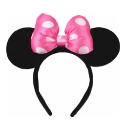 2023 Mouse Ears Headband For Girls Adults 5''Polka Dot Bow Hairband Festival Party Travel DIY Hair Accessories