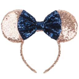 2023 Mouse Ears Headband For Girls Adults 5''Polka Dot Bow Hairband Festival Party Travel DIY Hair Accessories