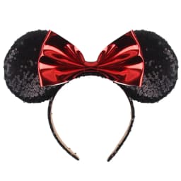 2023 Mouse Ears Headband For Girls Adults 5''Polka Dot Bow Hairband Festival Party Travel DIY Hair Accessories