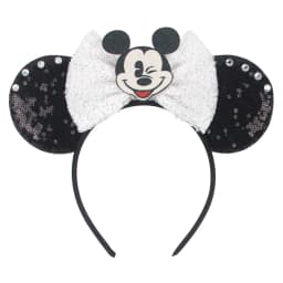 2023 Mouse Ears Headband For Girls Adults 5''Polka Dot Bow Hairband Festival Party Travel DIY Hair Accessories