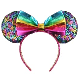 2023 Mouse Ears Headband For Girls Adults 5''Polka Dot Bow Hairband Festival Party Travel DIY Hair Accessories