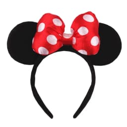 2023 Mouse Ears Headband For Girls Adults 5''Polka Dot Bow Hairband Festival Party Travel DIY Hair Accessories