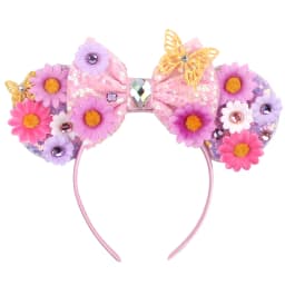 2023 Mouse Ears Headband For Girls Adults 5''Polka Dot Bow Hairband Festival Party Travel DIY Hair Accessories