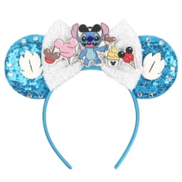 2023 Mouse Ears Headband For Girls Adults 5''Polka Dot Bow Hairband Festival Party Travel DIY Hair Accessories