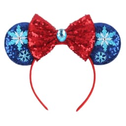 2023 Mouse Ears Headband For Girls Adults 5''Polka Dot Bow Hairband Festival Party Travel DIY Hair Accessories