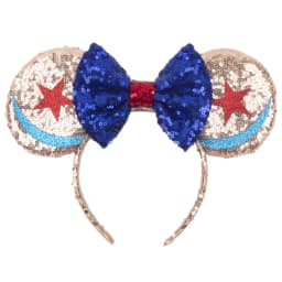 2023 Mouse Ears Headband For Girls Adults 5''Polka Dot Bow Hairband Festival Party Travel DIY Hair Accessories