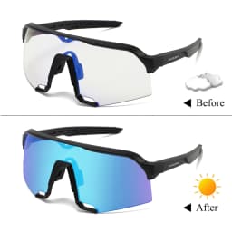 Photochromic Sunglasses Men Women Bicycle Bike Safety Glasses Running Cycling Riding Sports Outdoor Eyewear Sport Sun Goggles
