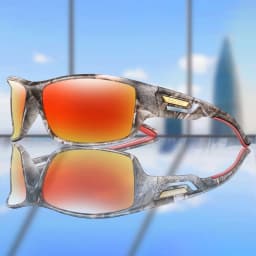 Men's Polarized Sunglasses Camo Military Style UV400 Protection for Cycling Riding Fishing Running And Driving Festival Gift