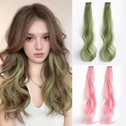 Children's Colorful Princess Wig Clip Sweet Cool Hair Extensions And Accessories for Girls Kids Hair Decorations