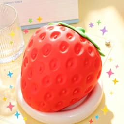 New Fruit Shape Strawberry Squeeze Ball Soft Big Stress Relief Toy Funny Fruit Shape Toy Office & School Stress Relief