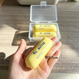 Butter Stick Wax Cracking Squeeze Toy Crackable Texture Crispy Feel Crispy Stress Balls Handmade Craft Cheese Crunchy Sound Ball