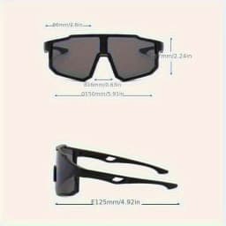 Men's Fashion Large Frame Glasses Integrated Design Bright Yellow Orange Lens and Black Frame Suitable for Daily Wear
