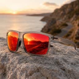 Men's Outdoor Polarized Sunglasses, Frosted Texture Frame UV400 Lens for Fishing Driving Cycling, Anti-Glare Sports Eyewear