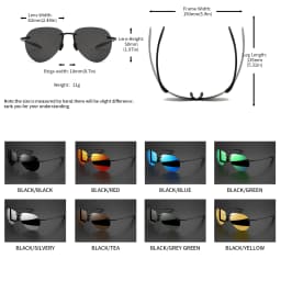 Ultra Light 12g TR90 Frameless Polarized Aviator Sunglasses - Flexible & Comfort Fit Unisex for Driving, Fishing, Outdoor
