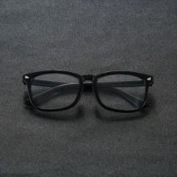 1pc Square Rivet Fashion Anti Blue Light Glasses for Daily Commute, Fashion Glasses|Riveted Frame Design|Lightweight Eyewear