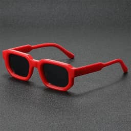 New Men Vintage Rectangle Frame Sunglasses Fashion Women Sun Glasses Luxury Brand Design Goggles UV400 Shades Eyewear
