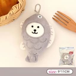 1/3 Pcs New Cute Food Pendant Creative Plush Pendant Bag Keychain Decorative Pendant