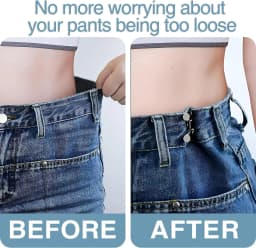 1/2/4 Pairs Jeans Button Tightener,Pant Waist Tightener, Button Pins for Jeans, Button for Jeans to Make Smaller Waist Tightener