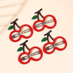 10Pcs/set Hot Cute Girls Hair Accessories Fruit BB Hair Clips Side Strawberry Hairpin Children Daily Styling Boutique Headwear