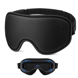 Sleep Mask Blackout Eye Mask for Sleep - 3D Breathable Soft Comfortable Eye Mask for Sleeping - Adjustable Strap Unisex