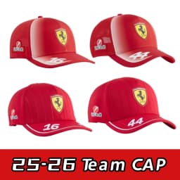 Scuderia Ferrari Team 2026 Hamilton,Leclerc Driver Baseball Cap, 2025 Ferrari Racing Hamilton,Leclerc Cap, Fan Cap