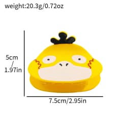 Cute Pokemon Magikarp Hair Claw Clip Cartoon Fish Shaped Hair Crab Clip for Girls Women Elegant Anime Hair Accessories Headwear