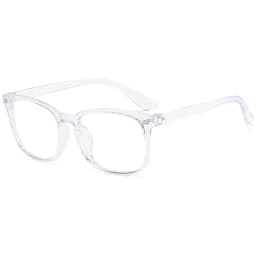 1/2 Pairs Unisex Vintage Eyewea Square Frame Anti Blue Light Eyeglasses Black Clear Computer Glasses