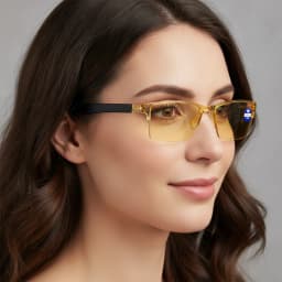 Unisex Smart Automatic Zoom Reading Glasses Rimless Optical Presbyopia Eyewear Ultralight Radiation Protection Computer Goggles