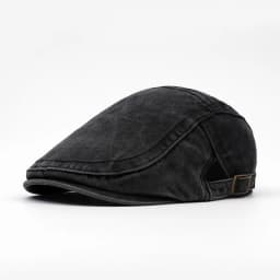 Streetwear Flat Cap Unisex Casual Adjustable Ivy Cap Travel Vintage Washed Cotton Newsboy Cap Simple Daily Party Dating Hat
