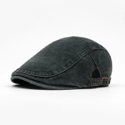 Streetwear Flat Cap Unisex Casual Adjustable Ivy Cap Travel Vintage Washed Cotton Newsboy Cap Simple Daily Party Dating Hat