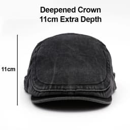 Streetwear Flat Cap Unisex Casual Adjustable Ivy Cap Travel Vintage Washed Cotton Newsboy Cap Simple Daily Party Dating Hat