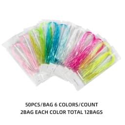 Fly Tying Material 32/34/9 Bags Crystal Flash Holographic Flash Flies Fishing Lures Making Fly Fishing Tying Materials Kit