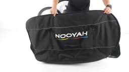 NOOYAH Bike Bag Bike Transport No Need Remove Handlebars Wheels MTB Road Bike Case Three-Layer Fabric Foldable 2-in-1 Multi-Bag