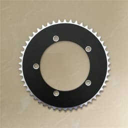 Fixed Gear Chain Ring 42T 44T 46T 48T 50T 52T 53T 130 BCD Bicycle Chainring Track Bike Chainwheel Fixie Single Speed 1/8"