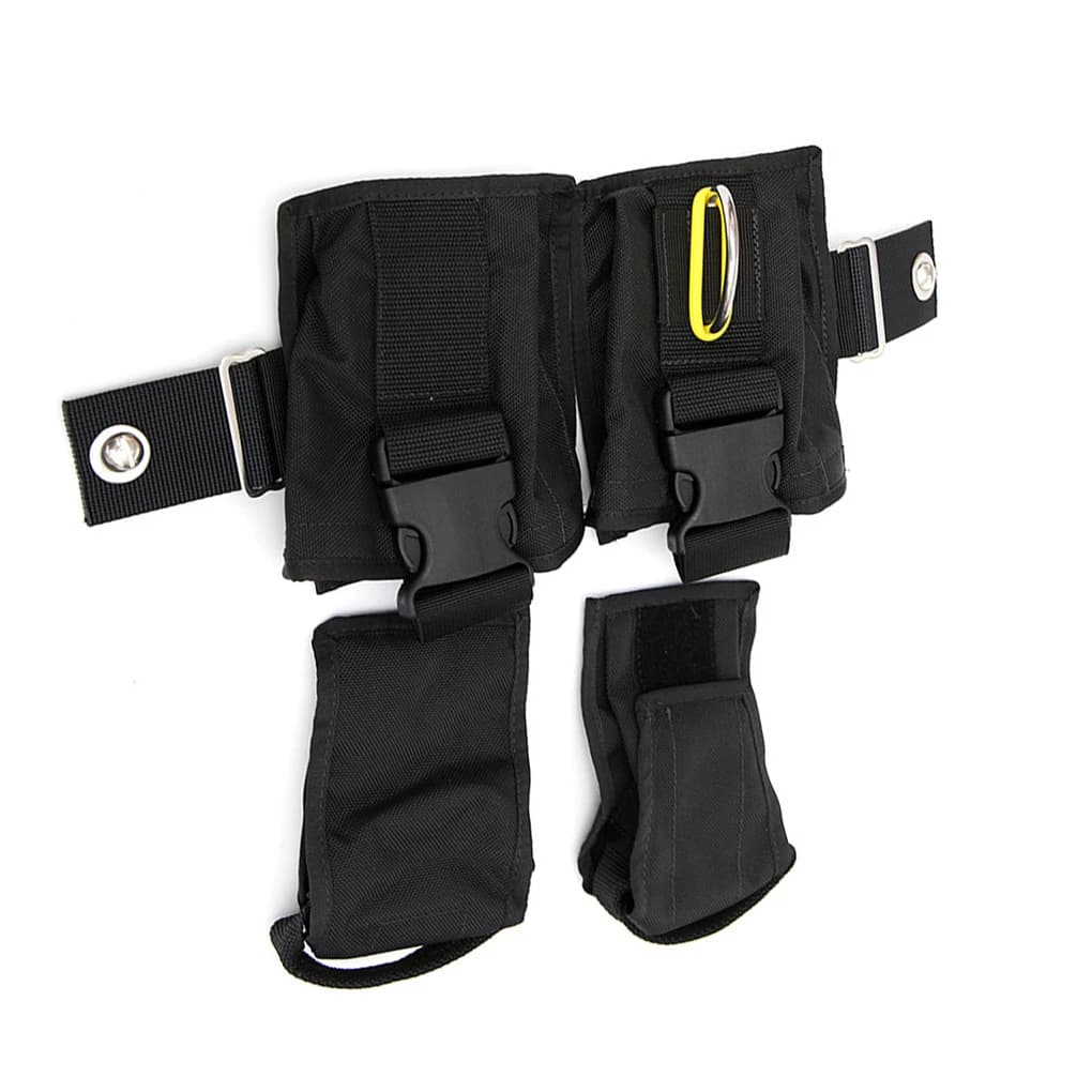 Adjustable Professional Underwater Accessories 8lbs Scuba Diving Weight Bags Lead Filler Pouch Backplate Tech Dive Reel Holder