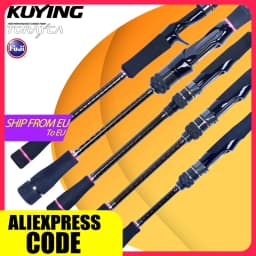 KUYING SUPERLITE Ajing Bottom Fish 6'8" 7'6" 7'7" 8'6" Fishing Lure Rod Casting Spinning FUJI Parts Power X Carbon Light Rock