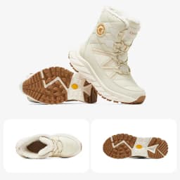 GOLDEN CAMEL Women's Winter Snow Boots Waterproof Hiking Boot Non-slip Northeast Cold-proof Plus Velvet Warm Cotton Shoes Winter