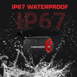 ThinkRider Heart Rate Monitor Chest Strap ANT+ Fitness Sensor Compatible Belt Wahoo Polar Garmin Connected Cycl