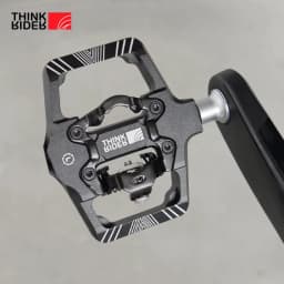 ThinkRider Bicycle Lock Pedal 2 In 1 With Free Cleat For SPD System MTB Road Aluminum Anti-slip Sealed Bearing Lock Accessories