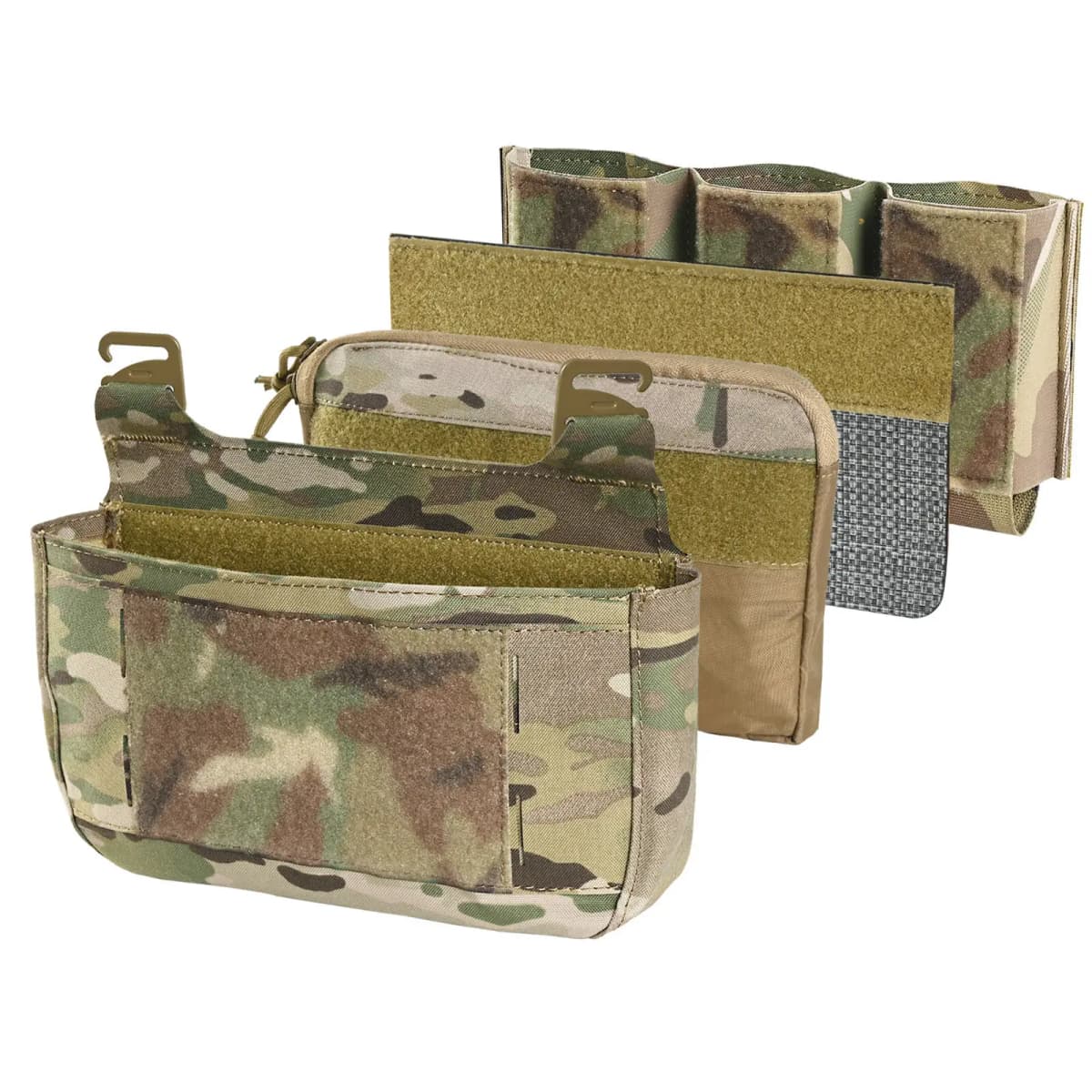 FCPC V5 DOPE Front Flap G-hook Pouch Triple Magazine Insert For 5.56 7.62 AR15 Kangaroo Bag FCSK Plate Carrier Hunting Vest