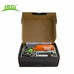 BRS-8 Outdoor Portable Oil/Gas Multi-Use Camping Stoves With One Fuel Bottle Hiking Foldable Cookware Picnic Cooking Burners Set